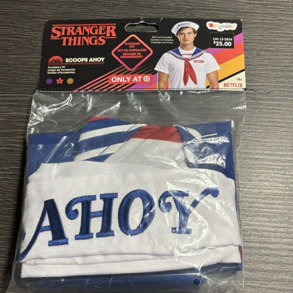 Stranger Things Steve Harrington Scoops Ahoy Costume Kit New Netflix Target